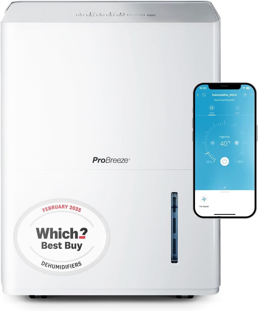 Pro Breeze deshumidificador 30L control app