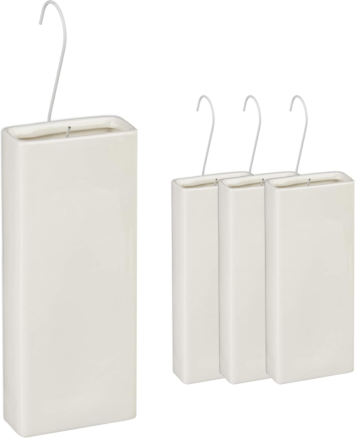Relaxdays humidificador cerámica radiador pack 4