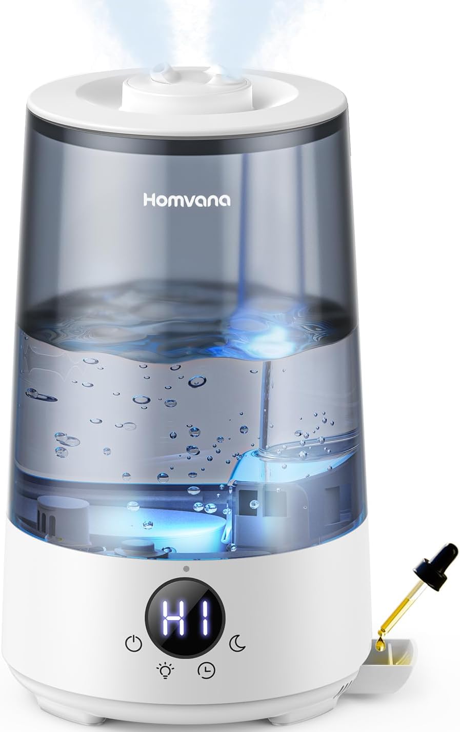 Homvana humidificador bebés silencioso difusor aroma