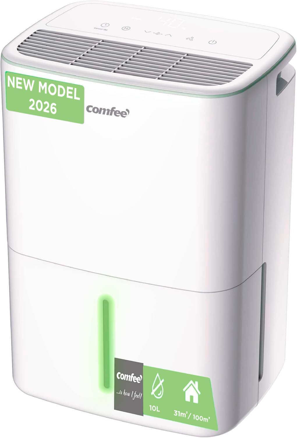 COMFEE Aqua Dry deshumidificador 10L silencioso compacto bajo consumo 20m2