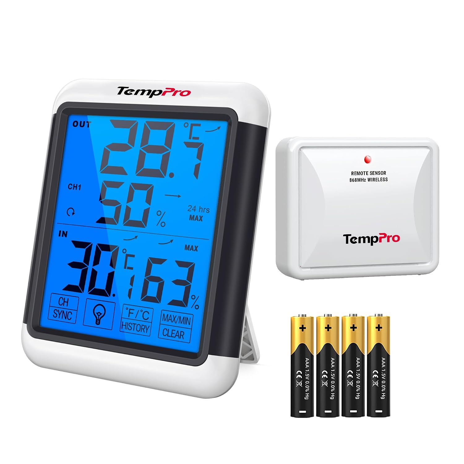 ThermoPro TP65 termómetro higrómetro inalámbrico